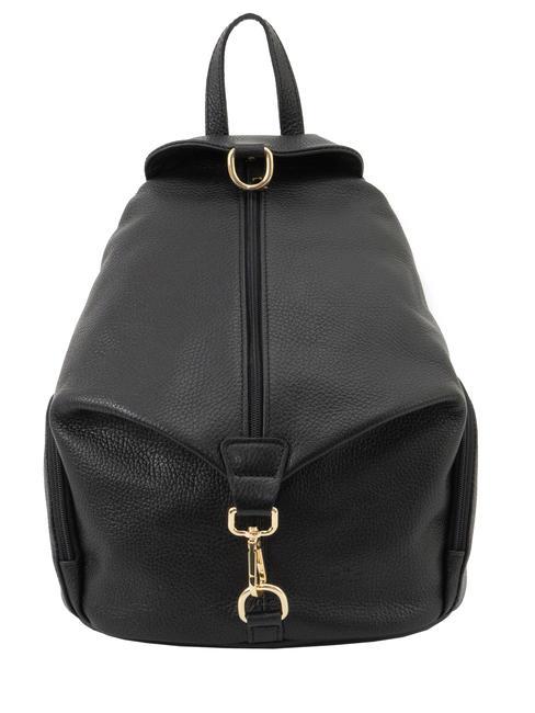 LESAC LAVANDA  Sac à dos en cuir noir - Sacs pour Femme