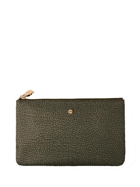 BORBONESE CLASSICA Pochette à main vert militaire - Sacs pour Femme