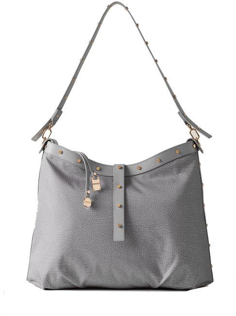 BORBONESE METROPOLE HOBO MEDIUM Sac d'épaule nuage - Sacs pour Femme