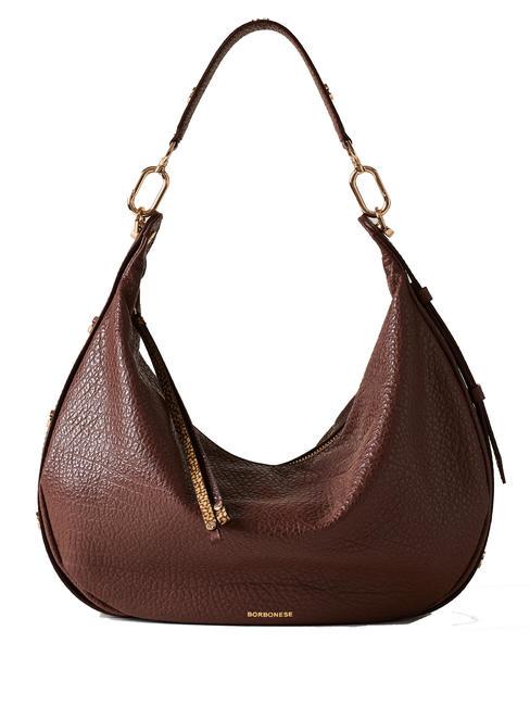 BORBONESE OYSTER  Sac bandoulière, en cuir brulé - Sacs pour Femme