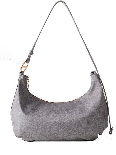 BORBONESE BOND HOBO MEDIUM Sac d'épaule nuage - Sacs pour Femme