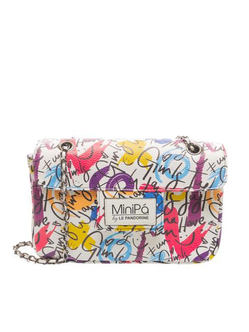 MINIPA' GRAFFITI Sac avec rabat épaule Blanc - Sacs et accessoires Enfants