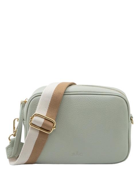 LESAC LUCIA Sac porté épaule double en cuir Dollar sarcelle arctique - Sacs pour Femme