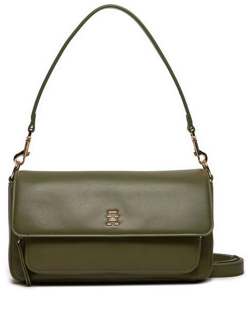 TOMMY HILFIGER SOFT UTILITY  Sac à bandoulière, avec bandoulière olives utilitaires - Sacs pour Femme