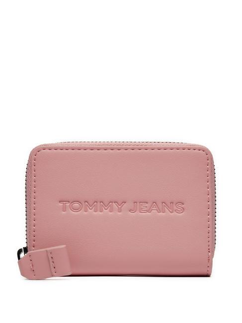 TOMMY HILFIGER TOMMY JEANS ESS MUST  Portefeuille zippé rose crayeux - Portefeuilles Femme