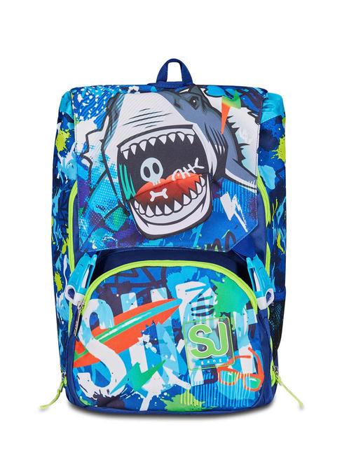 SJGANG SHARKSTORY Sac à dos double Impression bleu - Sacs et accessoires Enfants