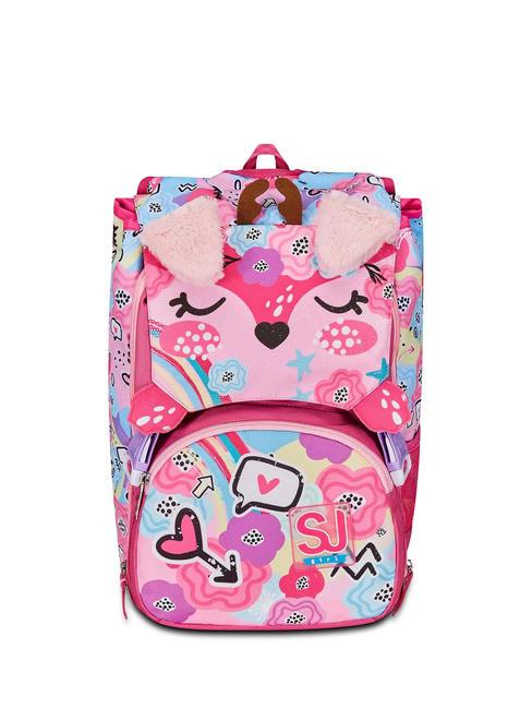 SJGANG PINKHUGS Sac à dos double rose framboise - Sacs et accessoires Enfants