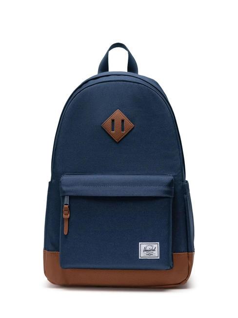 HERSCHEL HERITAGE  Sac à dos bleu marine/beige - Sacs à dos pour l'École & les Loisirs