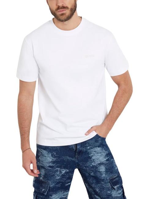 GUESS SS CN T-shirt en cotton blanc pur - T-shirt