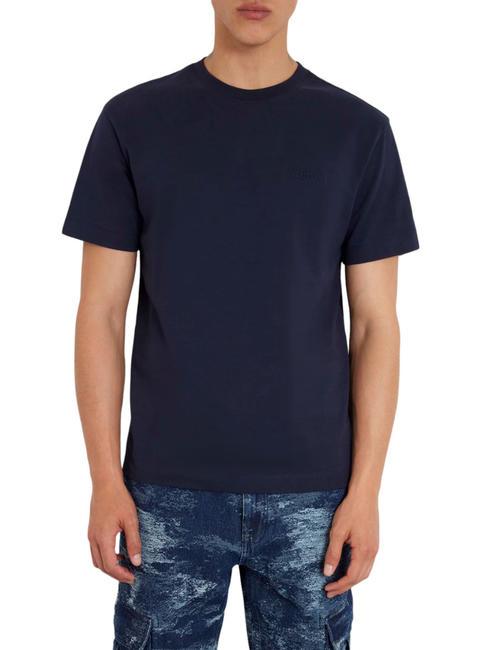 GUESS SS CN T-shirt en cotton smartblue - T-shirt