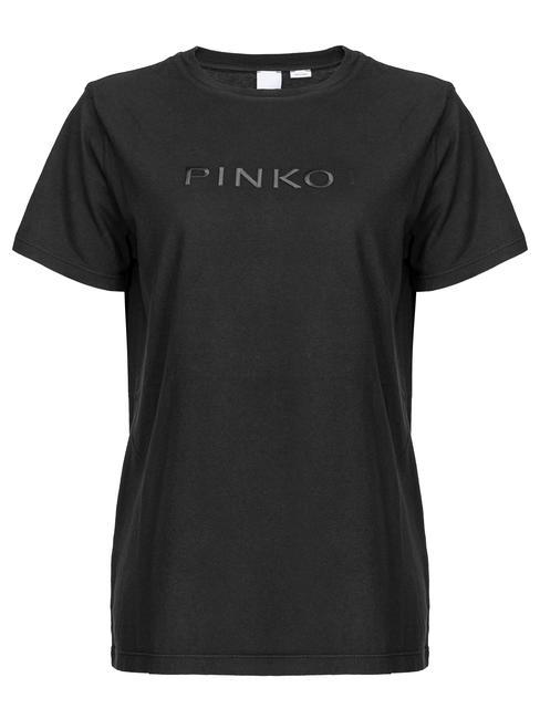 PINKO START T-shirt en cotton limousine noire - T-shirt