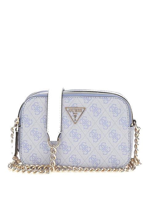 GUESS NOELLE Sac à bandoulière pour étui pour appareil photo logo bleu clair - Sacs pour Femme