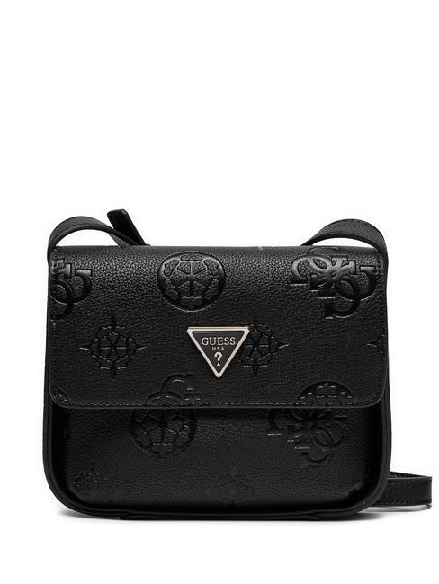 GUESS KEANDRA Mini sac à bandoulière logo noir - Sacs pour Femme