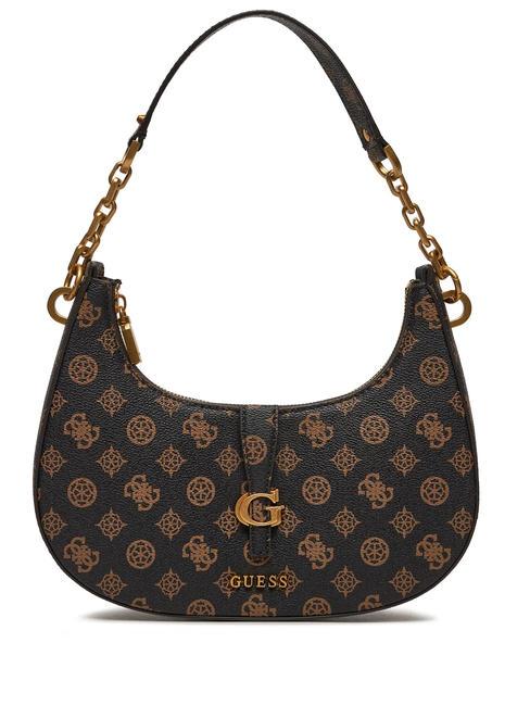 GUESS KUBA Sac d'épaule vikky grand sac fourre-tout roo mochalog - Sacs pour Femme