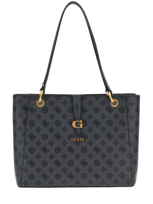 GUESS KUBA  Cabas épaule logo de charbon de bois - Sacs pour Femme