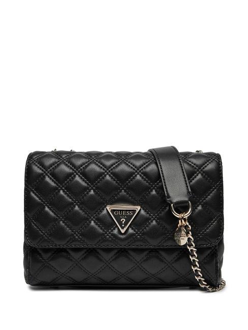 GUESS GIULLY 2 Convertible Sac porté épaule/croisé NOIR - Sacs pour Femme