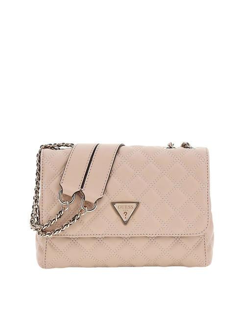 GUESS GIULLY 2 Convertible Sac porté épaule/croisé beige clair - Sacs pour Femme