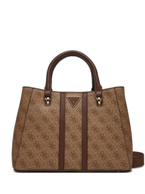 GUESS NOREEN Sac à main, avec bandoulière logo latte / marron - Sacs pour Femme