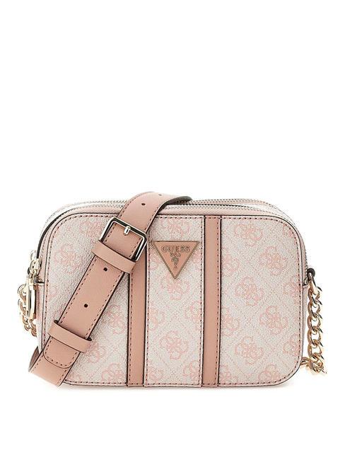 GUESS NOREEN  Mini sac à bandoulière logo rose poussiéreuse - Sacs pour Femme