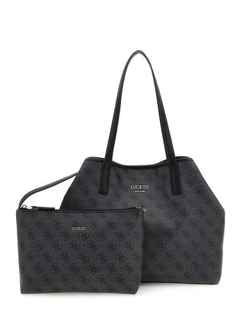 GUESS VIKKY LL Sac d'épaule charbon - Sacs pour Femme