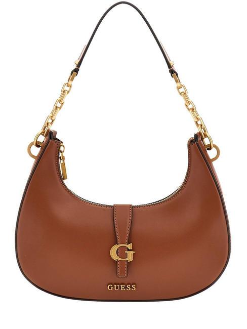 GUESS KUBA  Sac d'épaule COGNAC - Sacs pour Femme