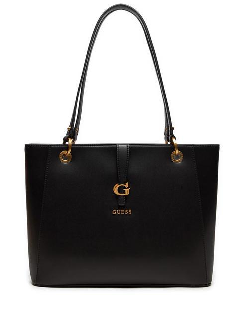 GUESS KUBA Cabas épaule NOIR - Sacs pour Femme