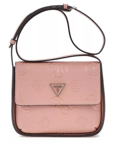 GUESS KEANDRA Mini sac à bandoulière logo palissandre - Sacs pour Femme