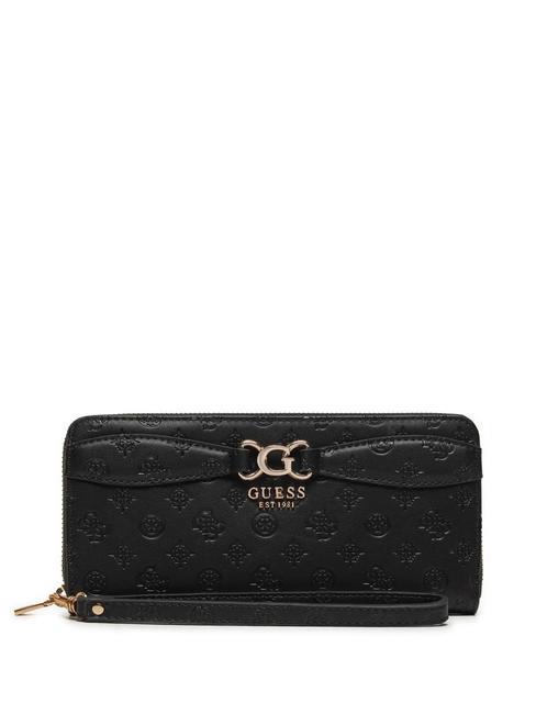 GUESS ARLENA  Portefeuille avec dragonne logo noir - Portefeuilles Femme