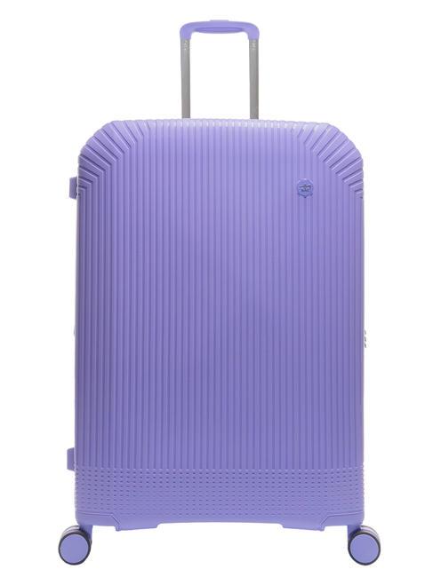 LESAC LIGHT POP Grand chariot extensible violet clair - Valises Rigides