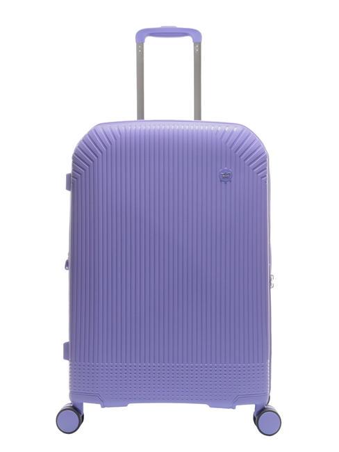 LESAC LIGHT POP Chariot extensible moyen violet clair - Valises Rigides