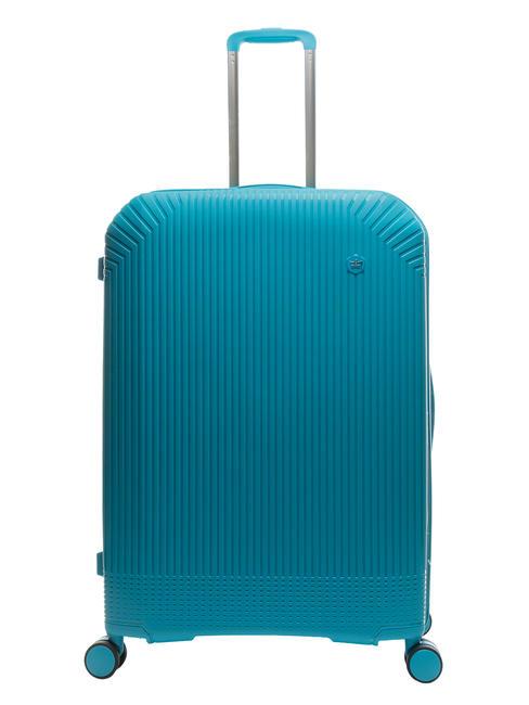 LESAC LIGHT POP Grand chariot extensible mode bleu - Valises Rigides