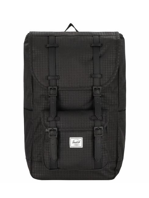 HERSCHEL LITTLE AMERICA  Sac à dos de taille standard gaufrage pied-de-poule - Sacs à dos pour l'École & les Loisirs