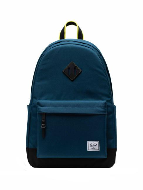 HERSCHEL HERITAGE  Sac à dos bleu légion/noir/onagre - Sacs à dos pour l'École & les Loisirs