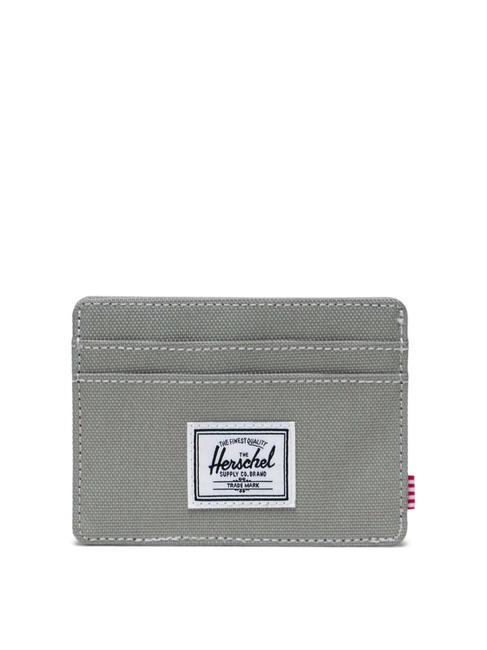 HERSCHEL CHARLIE  Porte-carte plat jonc de mer/point blanc - Portefeuilles Femme