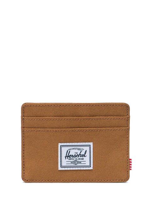 HERSCHEL CHARLIE  Porte-carte plat brun bronze - Portefeuilles Femme