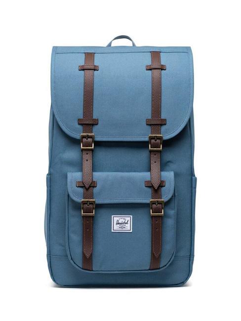 HERSCHEL LITTLE AMERICA  Sac à dos de taille standard bleu acier - Sacs à dos pour l'École & les Loisirs