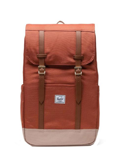 HERSCHEL RETREAT Sac à dos chutney/taupe clair - Sacs à dos pour l'École & les Loisirs