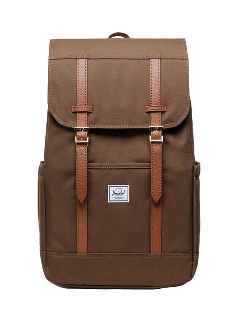 HERSCHEL RETREAT Sac à dos terre sombre - Sacs à dos pour l'École & les Loisirs