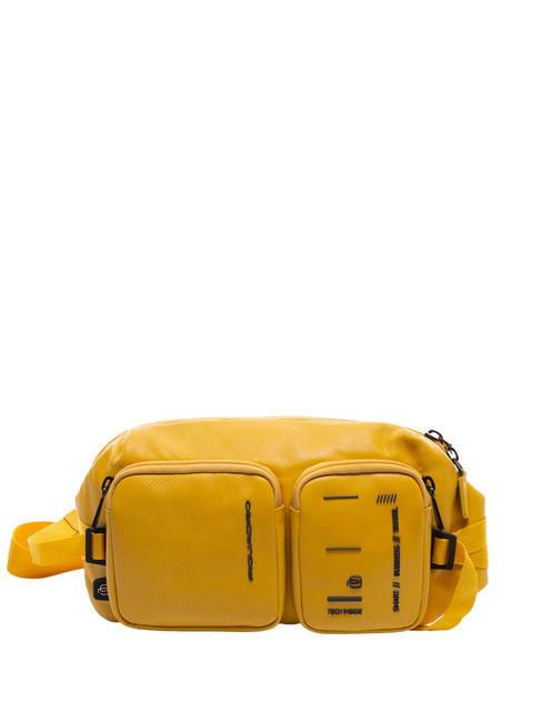 PIQUADRO KYOTO Sac banane en cuir jaune - Sacs banane