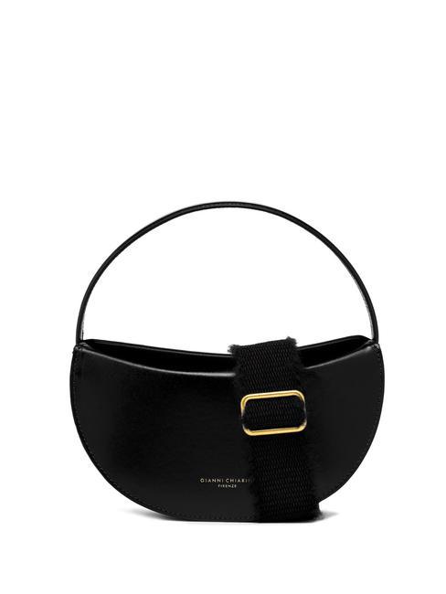 GIANNI CHIARINI CLELIA Sac en cuir avec bandoulière Noir - Sacs pour Femme