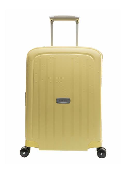 SAMSONITE MACER Chariot à bagages à main jaune pastel - Valises cabine