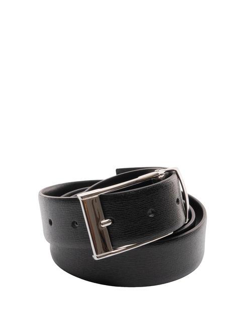 JOHN RICHMOND REVERSIBLE Ceinture réversible en cuir noir noir - Ceintures