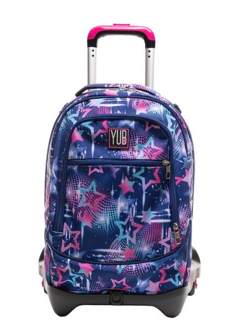 YUB MAGICWORLD 3WD Sac à dos trolley 3 en 1, amovible sport bleu - Sacs à dos à roulettes