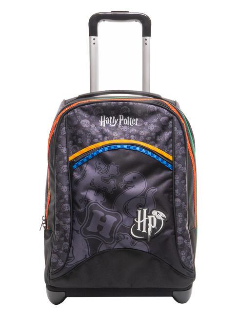 HARRY POTTER HOGWARTS Sac à dos avec chariot Noir - Sacs à dos à roulettes