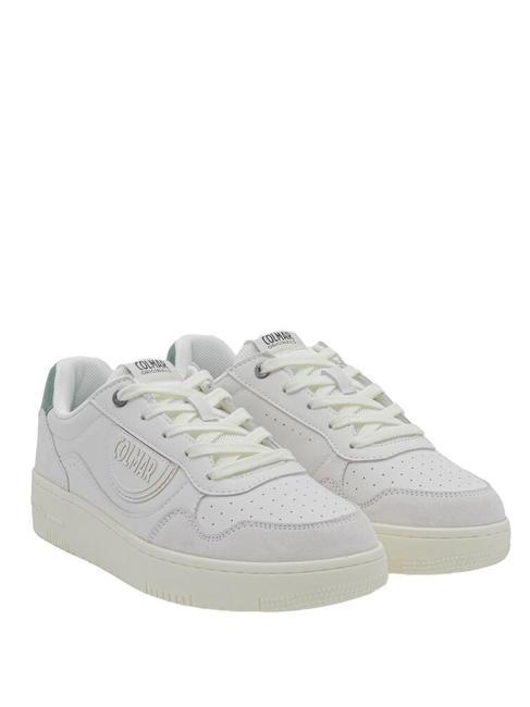 COLMAR AUSTIN LOOK Baskets blanc-vert sauge - Chaussures unisexe