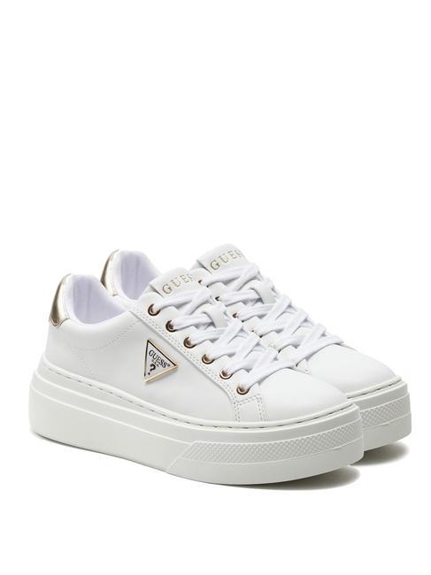 GUESS AMERA Baskets à plateforme platine blanc - Chaussures Femme