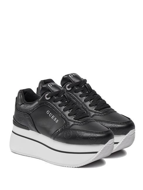 GUESS CAMRIO Baskets à plateforme NOIR - Chaussures Femme