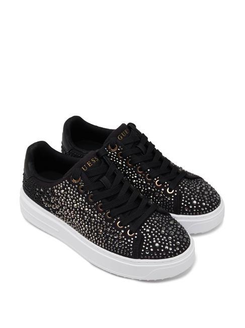 GUESS DENESA6 Baskets avec strass NOIR - Chaussures Femme