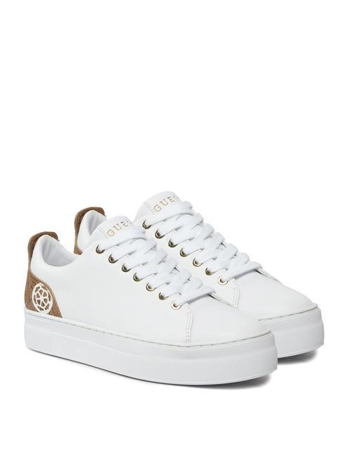 GUESS GIANELE4 Baskets blanc - Chaussures Femme