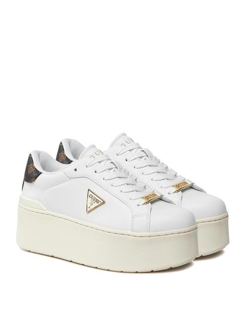 GUESS WILLEN Baskets à plateforme blanc - Chaussures Femme